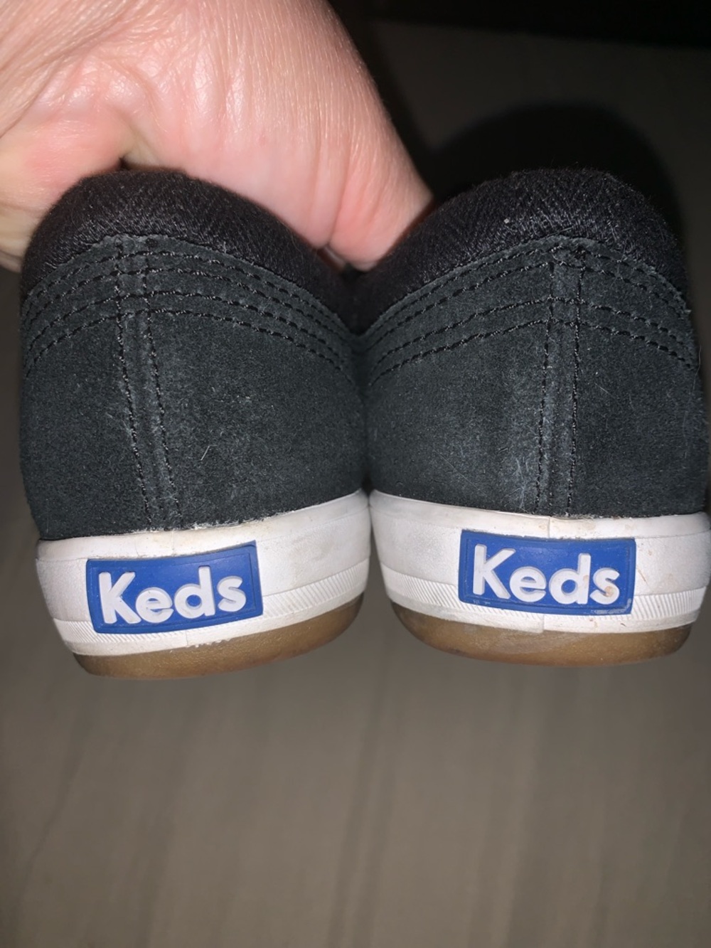 Keds Dream Foam Memory Black suede Sneakers size 5